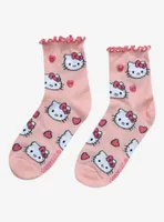 Hello Kitty Heart Ankle Socks