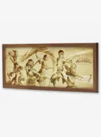 Avatar: The Last Airbender Action Scene Framed Wood Wall Decor