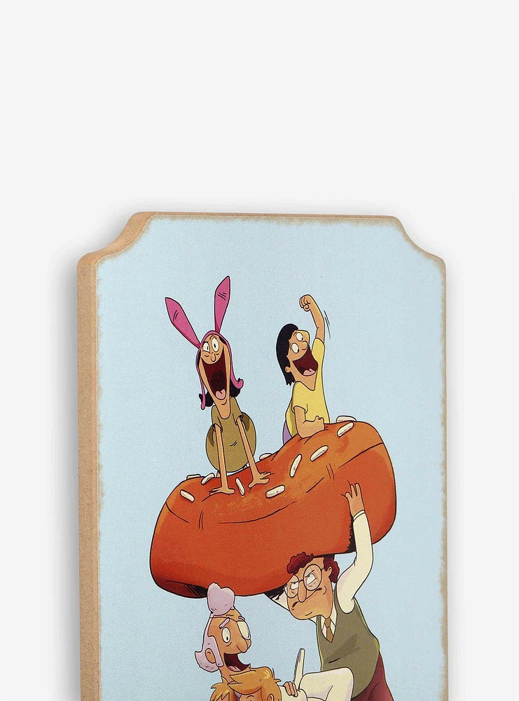 Bob's Burgers Character Group Vertical Wood Sign Wall Decor