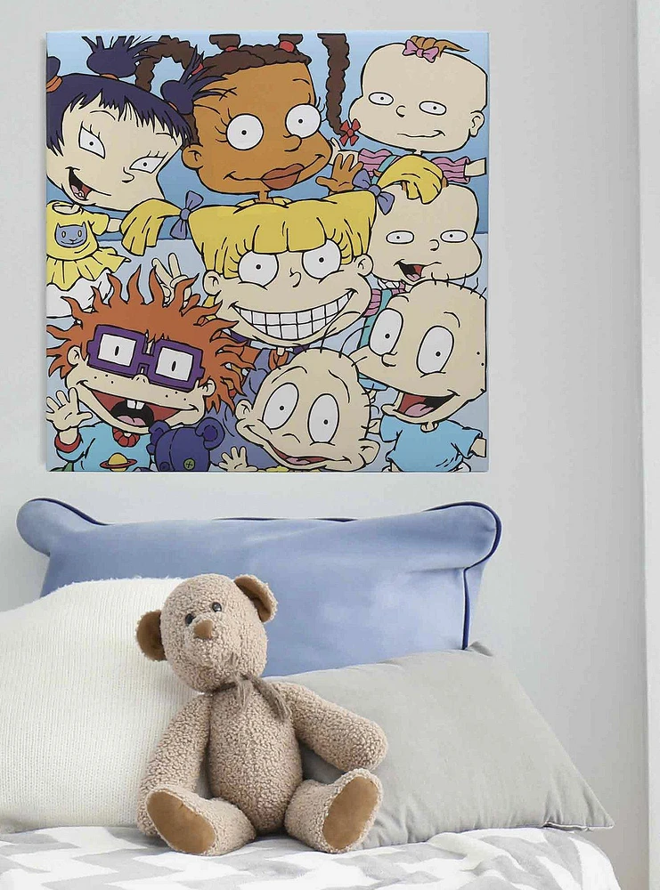 Rugrats Characters Square Canvas Wall Decor