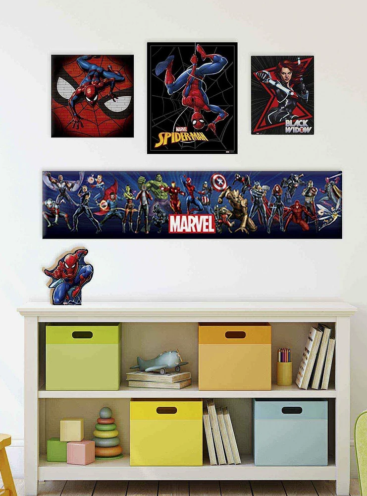 Marvel Spider-Man Hanging Upside-Down Wood Wall Decor