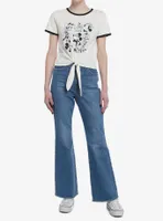 Her Universe Disney100 The Sensational Six Vintage Tie-Front Girls Ringer T-Shirt