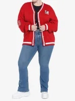 Her Universe Disney100 Mickey Mouse Club Vintage Varsity Girls Cardigan Plus