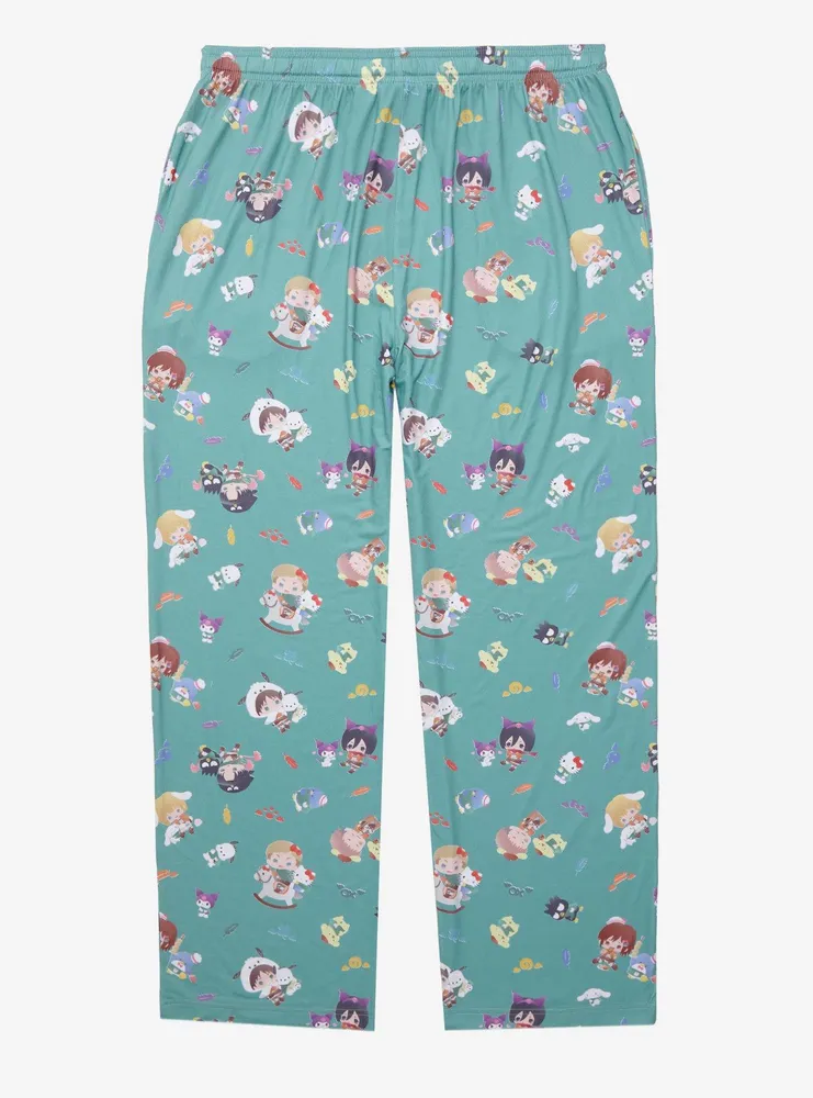 Sanrio Hello Kitty and Friends x Attack on Titan Allover Print Sleep Pants - BoxLunch Exclusive