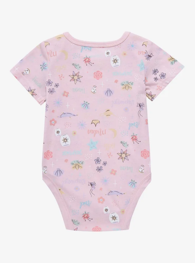 Disney Princess Icons Allover Print Infant One-Piece - BoxLunch Exclusive