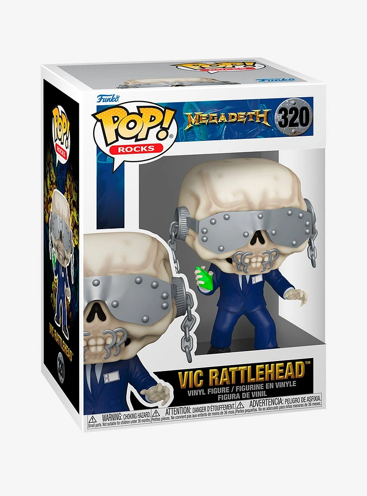 Funko Megadeth Pop! Rocks Vic Rattlehead Vinyl Figure