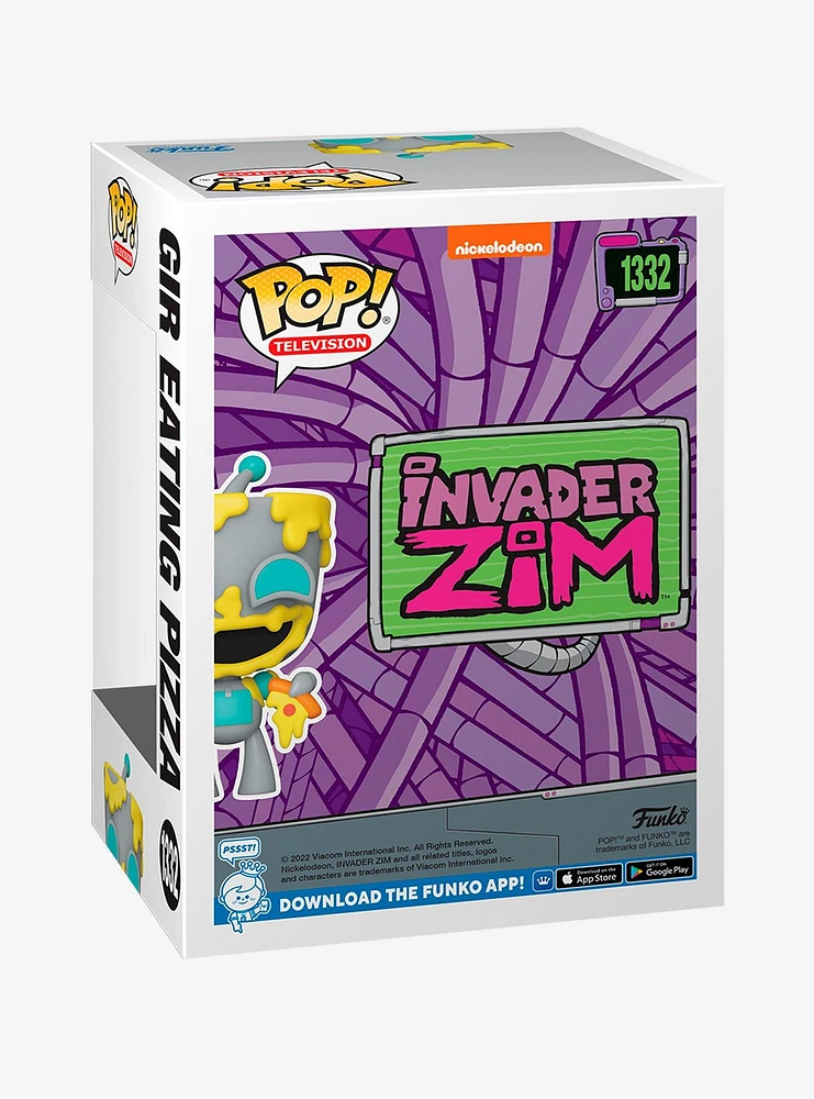 Funko Invader Zim Pop! Television GIR Eating Pizza Vinyl Figure Hot Topic Exclusive