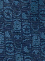 Marvel Avengers Motifs Blue Men's Tie