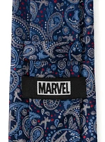 Marvel Avengers Blue Multi Paisley Men's Tie