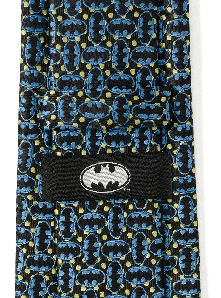 DC Comics Batman Emblem Multi Black Men's Tie