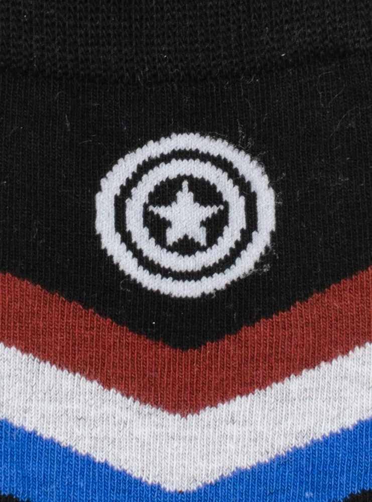 Marvel Captain America Chevron Stripe Men's Socks