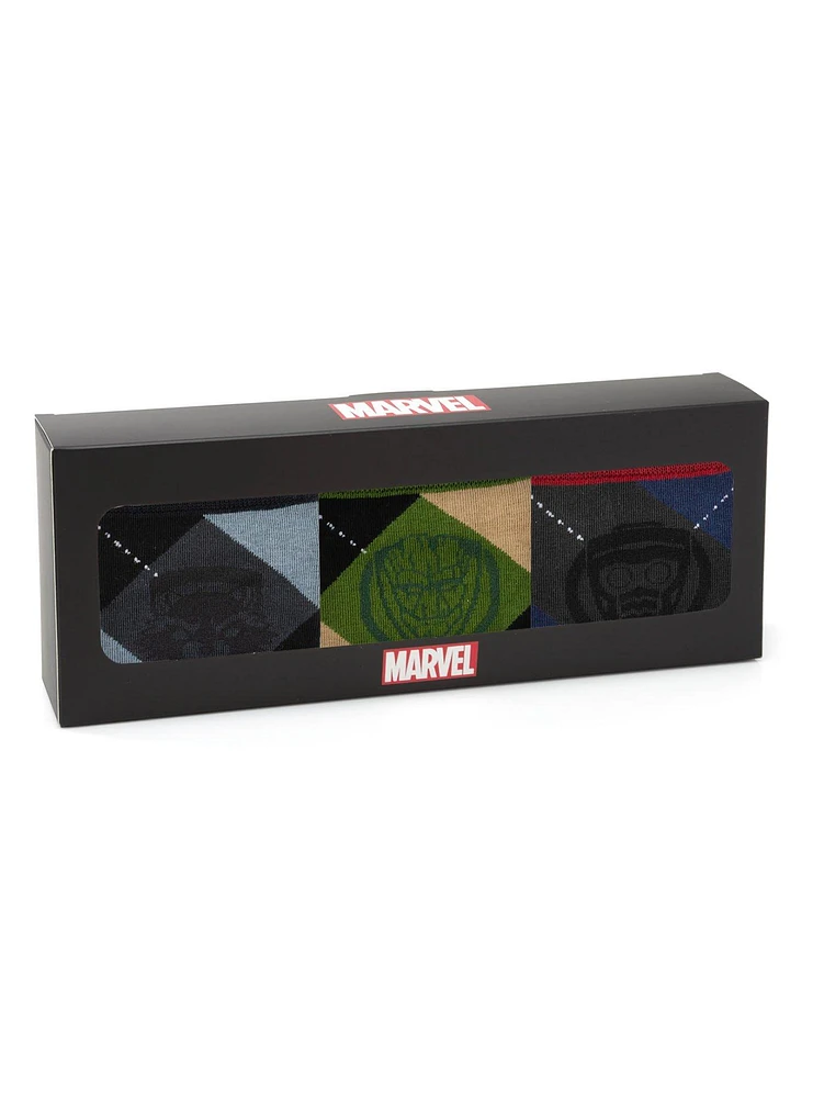 Marvel Guardians of the Galaxy Argyle Sock 3-Pack
