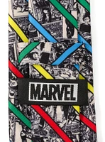 Marvel Avengers Comic Stripe Tan Men's Tie