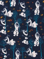 Disney Frozen Olaf Navy Pattern Men's Tie