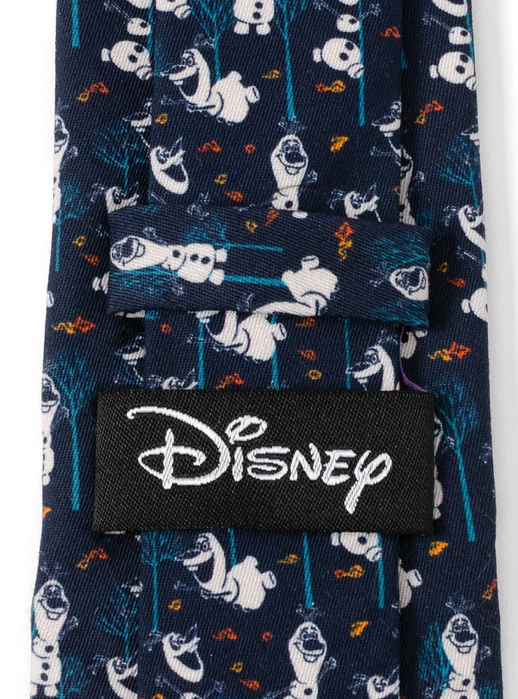 Disney Frozen Olaf Navy Pattern Men's Tie