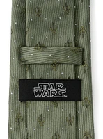 Star Wars The Mandalorian Sigil Sage Green Men's Tie