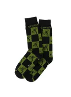 Disney Goofy "Gawrsh!" Black & Green Socks