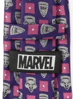 Marvel Guardians of the Galaxy Purple Men's Tie