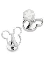 Disney Mickey Mouse Silhouette Cutout Cufflinks