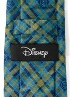 Disney Pixar Monsters Inc. Plaid Blue Green Tie