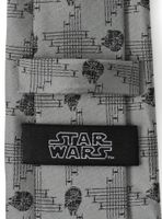 Star Wars Millennium Falcon Gray Men's Tie