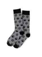 Star Wars Rebel Imperial Gray Men's Sock