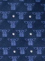 Star Wars The Mandalorian The Child Navy Blue Men's Tie