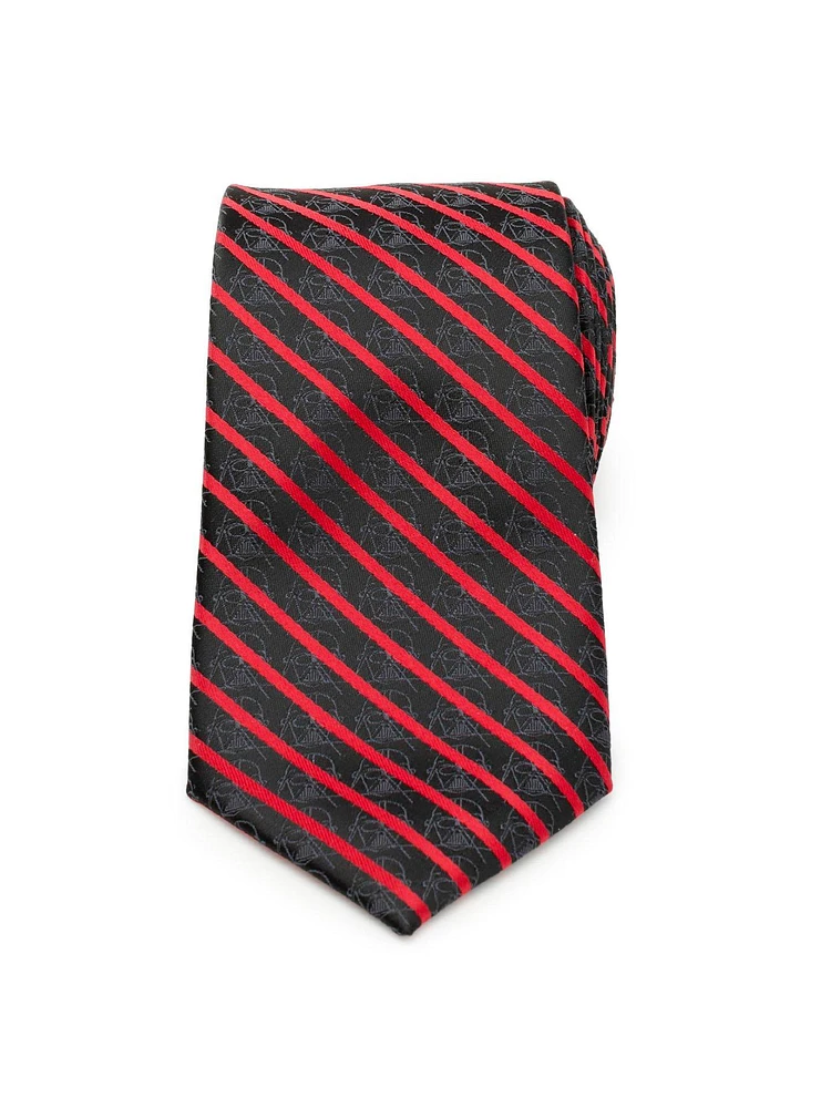 Star Wars Darth Vader Stripe Red Black Men's Tie