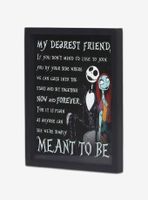 Disney The Nightmare Before Christmas My Dearest Friend Framed Printed Glass Wall Decor