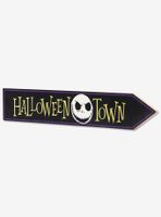 Disney The Nightmare Before Christmas Halloween Town Jack Skellington Arrow Wood Wall Decor