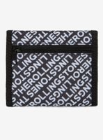 Bugatti Rolling Stones All Over Print Trifold Wallet with Double Snap Closure