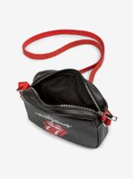 Bugatti Rolling Stones Vegan Leather Crossbody Bag Black