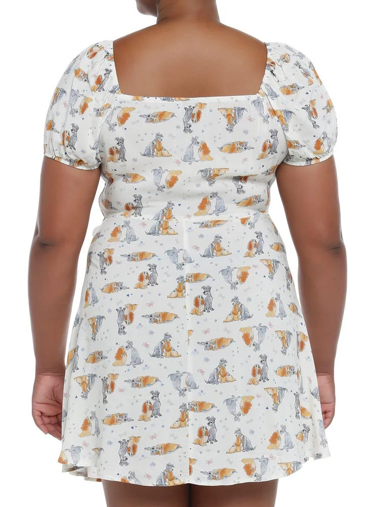 Disney Lady And The Tramp Sweetheart Dress Plus