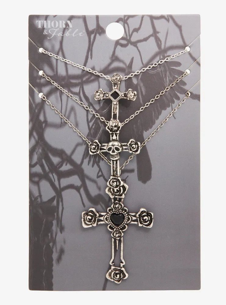 Crosses Necklace Set
