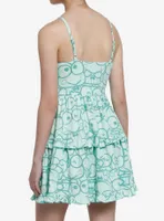 Keroppi Collage Ruffle Cami Dress