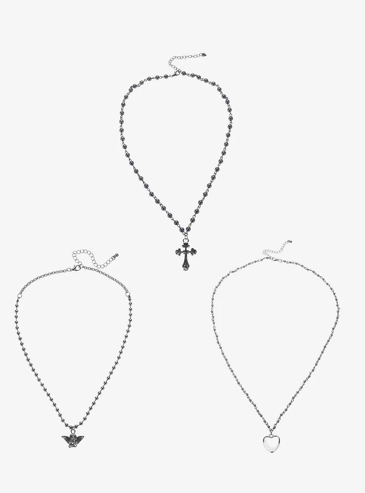Angel Heart Necklace Set