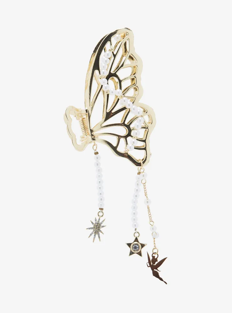 Disney Tinker Bell Butterfly Charm Claw Hair Clip