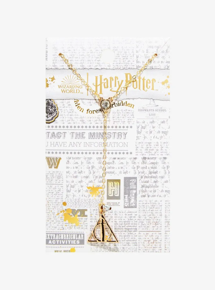 Harry Potter Deathly Hallows Lariat Necklace