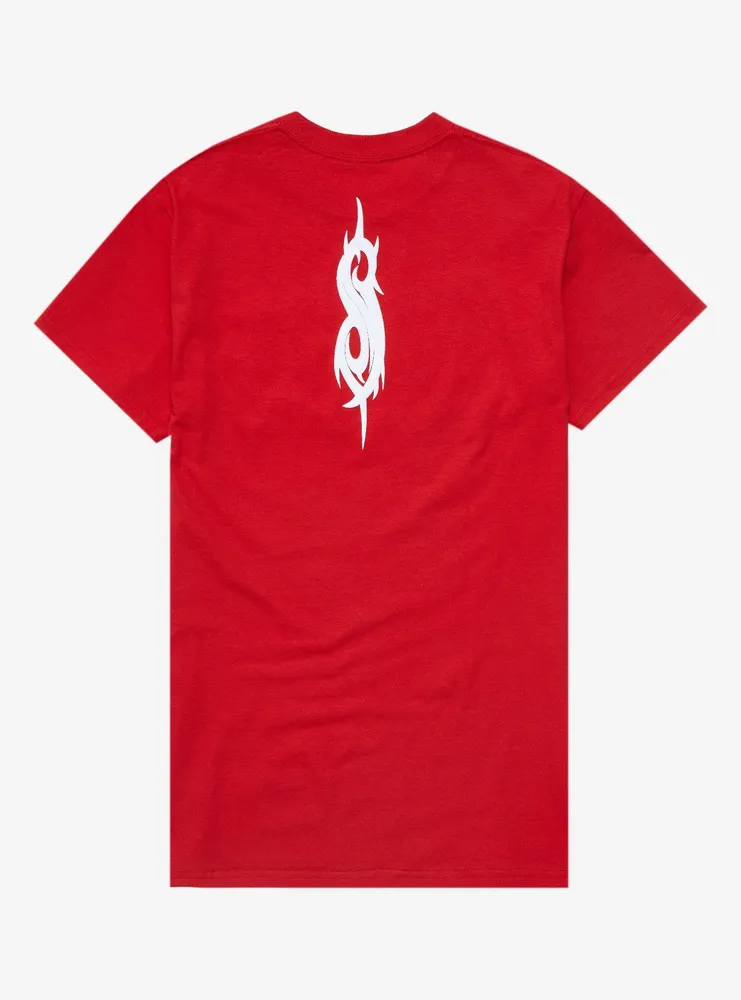 Slipknot Puff Paint Logo Boyfriend Fit Girls T-Shirt