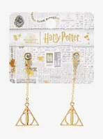 Harry Potter Deathly Hallows Bling Earrings