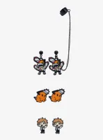 Chainsaw Man Character Stud & Cuff Earring Set