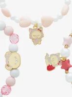 Rilakkuma Korilakkuma Cat Beaded Bracelet Set