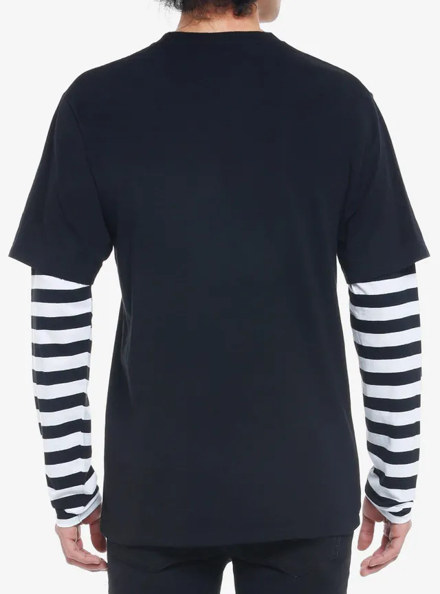 Skullyfly Long Sleeve Mock Neck T-Shirt