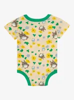 Studio Ghibli My Neighbor Totoro Floral Character Allover Print Infant One-Piece - BoxLunch Exclusive