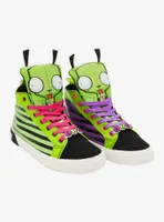 Invader Zim GIR Stripe Hi-Top Sneakers