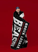 WWE Brock Lesnar Raschel Throw Blanket