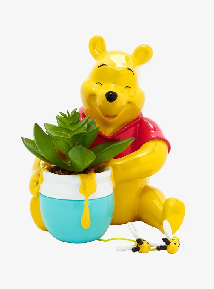 Disney Winnie The Pooh Hunny Bees Faux Succulent Planter