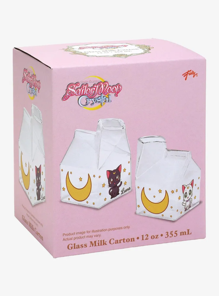 Sailor Moon Luna and Artemis Milk Carton