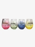 Harry Potter Hogwarts Houses Ombre Glass Set