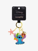 Loungefly Disney Lilo & Stitch Sea Multi-Charm Keychain 